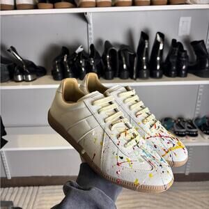Maison Margiela Paint Splatter Replica Sneakers – Size 42 (8.5)